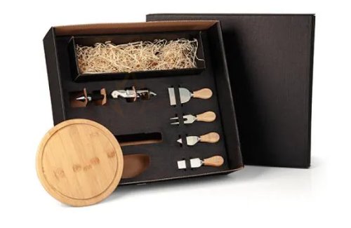 Kit Queijo E Vinho - 7 Ps - No Acompanha Garrafa