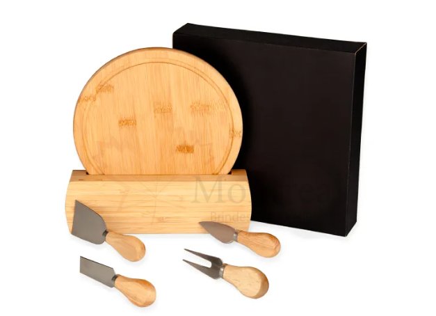 Kit Para Queijo Em Bambu Crdoba - 6 Ps