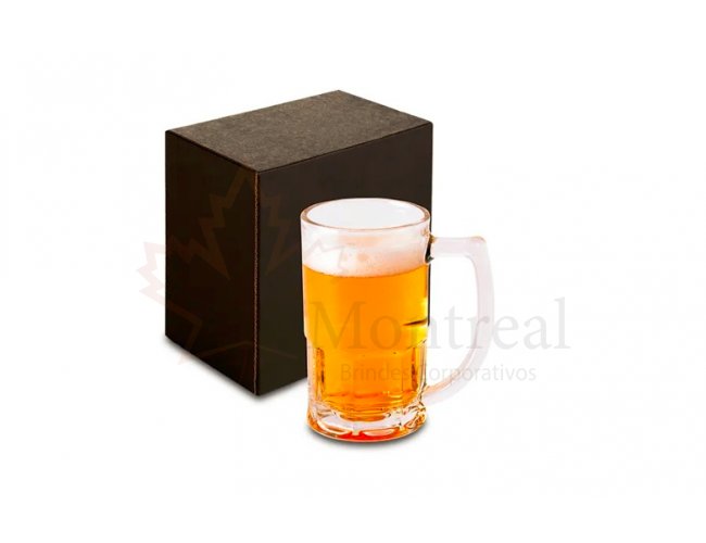 Caneca De Vidro Para Chopp / Cerveja - 340 Ml